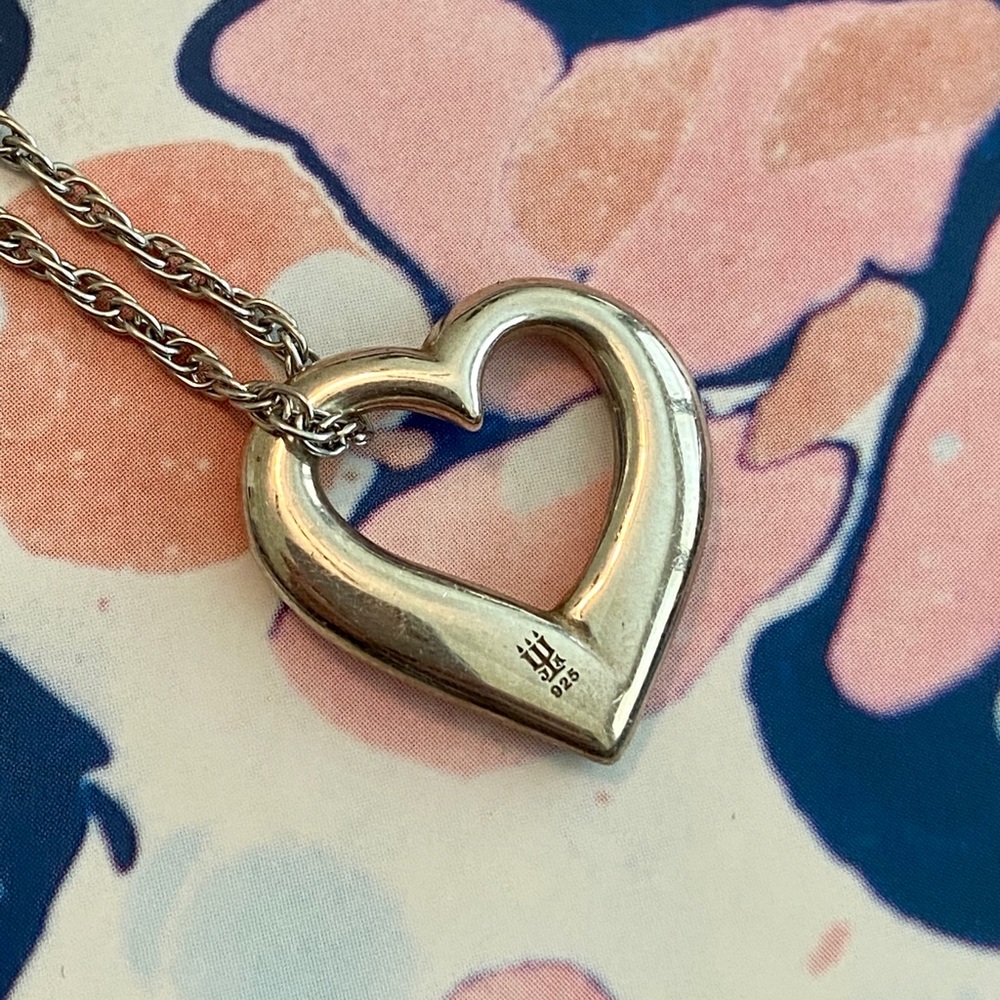 James Avery heart necklace